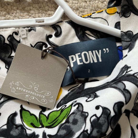 NWT Anthropologie 'Peony' Size 2 Summer Event Dress - Picture 6 of 10